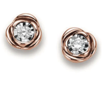 Orecchini Donna Oro Donna Luce in Oro rosa Diamante DHOL8326.006